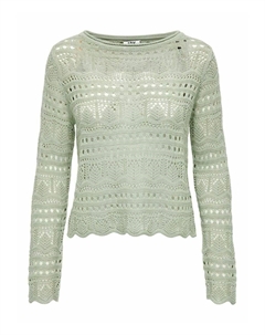 Свитер SUN LAY LS BOATNECK, светло-зеленый Jdy