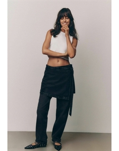 Джинсовая юбка REGULAR FIT, черный Next