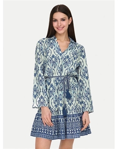 Платье-Рубашка стандартный крой Anna 15325610, синий Jdy