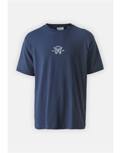 Футболка с набивным рисунком ONSMUNGO CHEST TEE UNISEX, темно-синий Only & sons