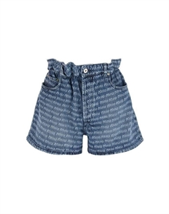 Шорты женские, синий Miu miu