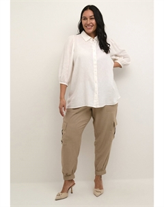 Рубашка-блузка, кремовый Kaffe curve