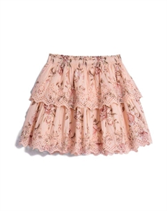 Юбка повседневная женская розовые цветы Gap