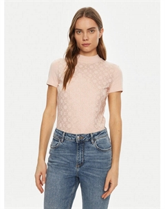 Футболка обычного кроя W5RI15 J1314, розовый Guess
