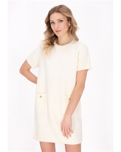 Платье-джемпер, молочный Dreimaster