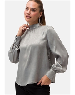 Блуза GLITZER MIT STEHKRAGEN, серый Zero