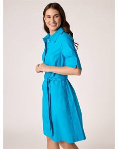 Платье рубашка Shirt Dress, лазурный Quiosque