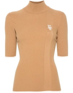 Водолазка трикотажный топ, нейтральный цвет Elisabetta franchi