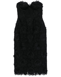 Платье миди в технике макраме, черный Giuseppe di morabito