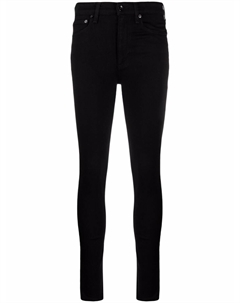 Джинсы кроя слим с завышенной талией, черный Rag & bone