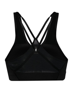 Бюстгальтер BR с нашивкой-логотипом, черный On running