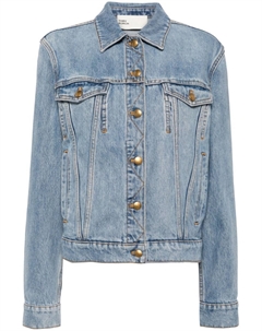 Джинсовая куртка на пуговицах, синий Tory burch