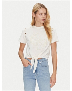 Блузка обычного кроя W5GI18 I3Z14, экрю Guess