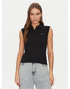 Рубашка поло стандартный крой W5GP24 KCYR1, черный Guess