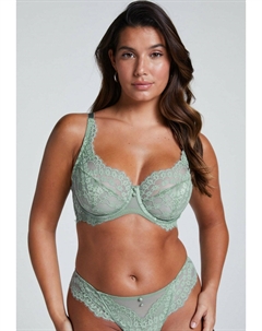 Бюстгальтер на косточках Hunkemöller, зеленый Hunkemoller