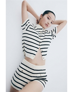 Трикотажные мини-шорты, мультиколор H&m