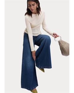 Топ с длинными рукавами, бежевый Marks & spencer