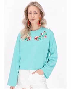 Толстовка, бирюзовый Izia