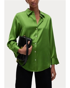 Блузка на пуговицах, зеленый Marks & spencer