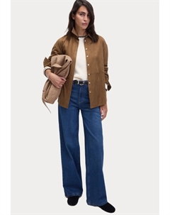 Блузка на пуговицах BUTTON THROUGH, коричневый Marks & spencer