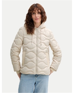 Пуховик стандартного кроя 1044399, бежевый Tom tailor