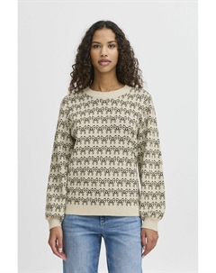 Джемпер IHBRIELLE, бежевый Ichi