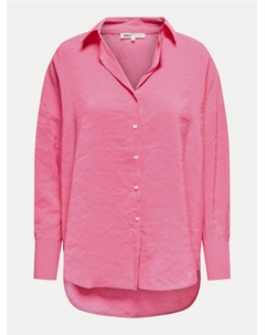 Рубашка оверсайз Zazima 15272523, розовый Only