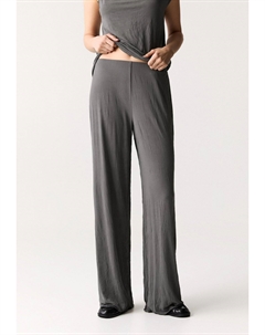 Брюки CREASED, серый Pull & bear