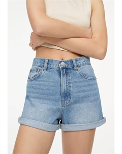 Джинсовые шорты MOM , деним Pull & bear