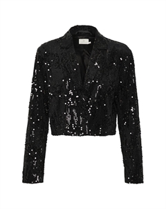 Блейзер NICOLE SEQUIN, черный Kaffe
