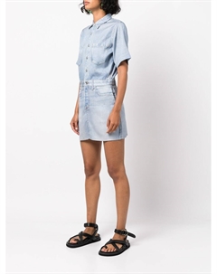 Платье с короткими рукавами, синий Rag & bone