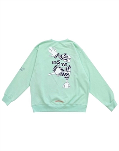 Свитшот унисекс зеленый, зеленый Chrome hearts