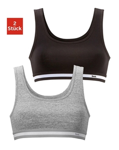 Бюстье, пестрый серый, черный Bench