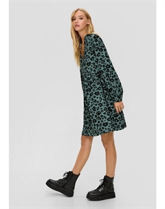 Короткое платье, цвет petrol Qs