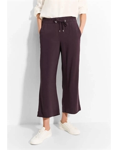 Брюки 3/4, завышенная талия, красный Cecil