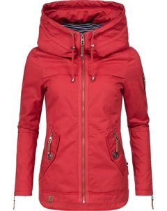 Уличная куртка "Wekoo", с капюшоном, современная женская переходная парка из хлопка с капюшоном, красный Navahoo