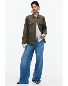 Хлопковая куртка-универсал, зеленый H&m