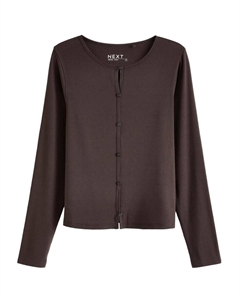 Вязаный кардиган Knit Cardigan, коричневый Next