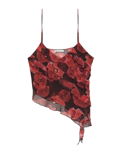 Топ на тонких бретельках Top, красный Pull & bear