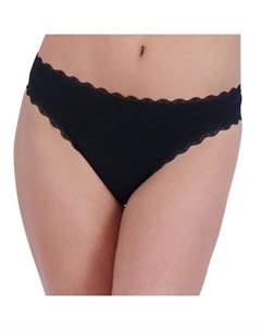 Бесшовные трусики-стринги для юниоров 83-019, черный So