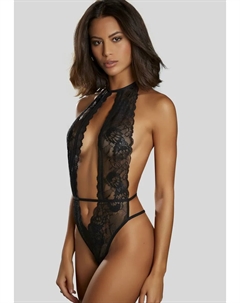 Миниатюрное боди с золотыми нитками, с модным вырезом на шее, сексуальное нижнее белье, нижнее белье Gold, черный Petite fleur