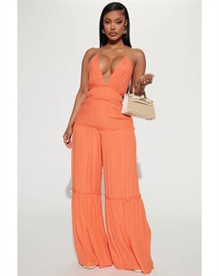 Комбинезон DM3055, оранжевый Fashion nova