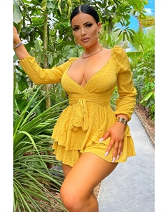 Комбинезон SR19835, желтый Fashion nova