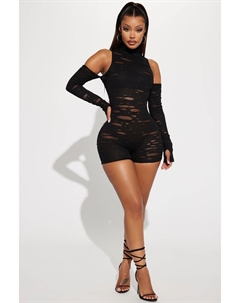 Комбинезон ZJ1493N, черный Fashion nova