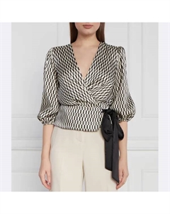 Блузка стандартного кроя, белый Liu jo