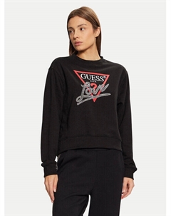 Толстовка обычного кроя W5RQ04 KB683, черный Guess