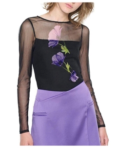 Криста Топ, черный As by df