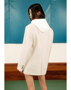 Блейзер OVERSIZED, темно-серый Bershka