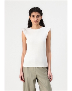 Топ SOFIA FRILL DIA, молочный Jdy