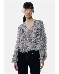 Блуза, синий Edited